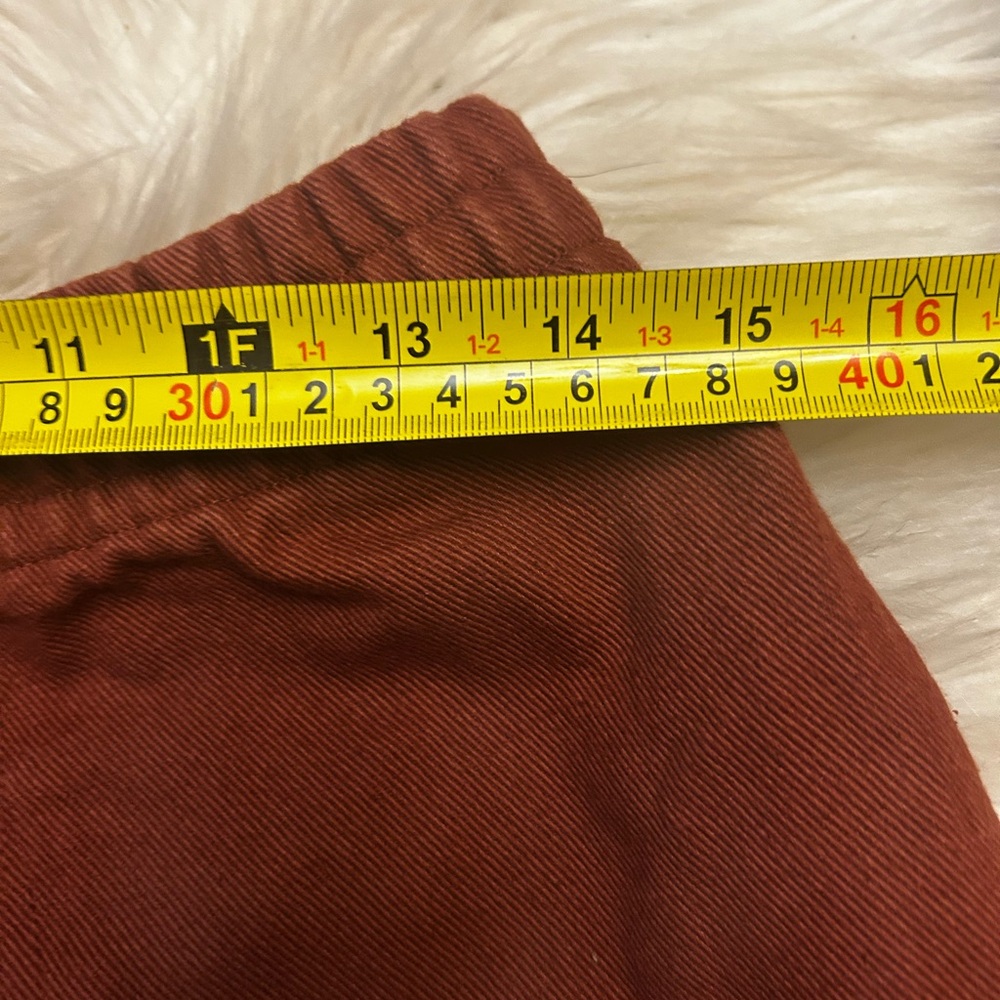 BODE Twill Rugby Short In Cinnamon - Picture 14 of 15